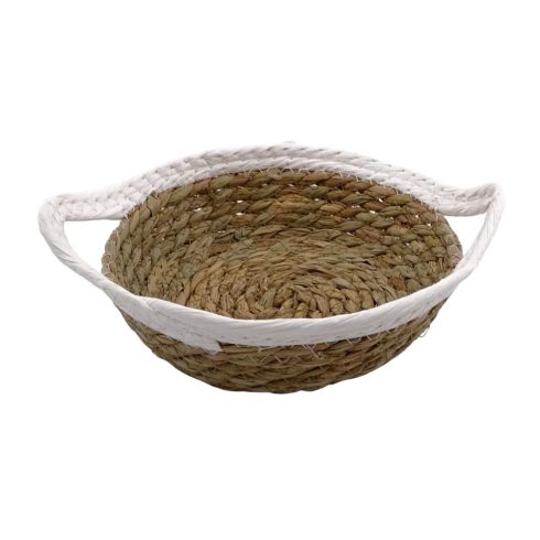 Gyékény kenyértartó kosár, 20 cm, 72435
