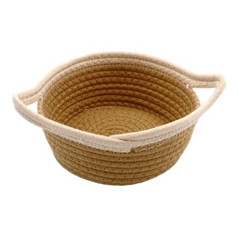 Füles kosár, 20 cm, textil, 72439