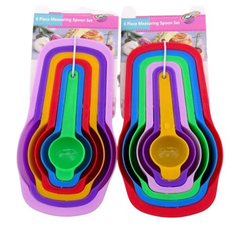 Mérőkanalak, 6 darabos szett, műanyag, 72488