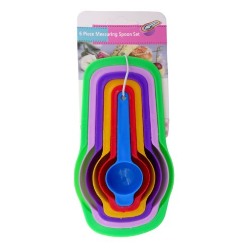 Mérőkanalak, 6 darabos szett, műanyag, 72488