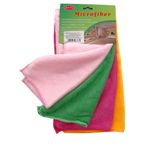 Mikroszálas Törlőkendő, 30 x 30 cm, 4 darabos szett, 72502