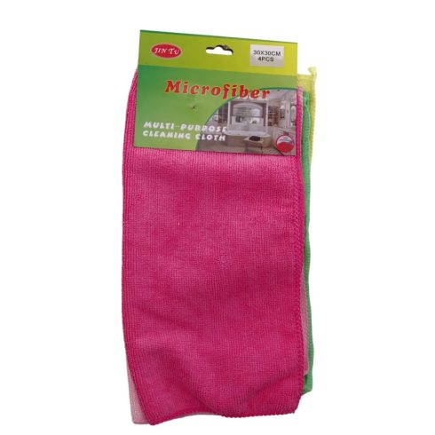 Mikroszálas Törlőkendő, 30 x 30 cm, 4 darabos szett, 72502