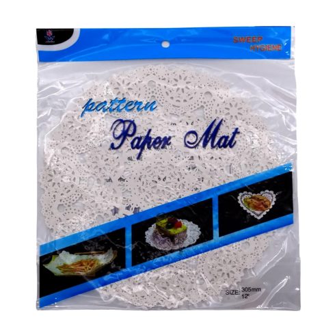 Tortaalátét, papír, 12 darabos csomag, 30,5 cm, 72541