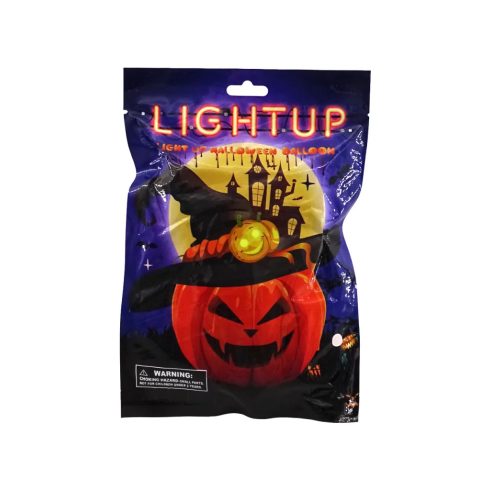5 darabos világító Halloween-es lufi csomag, 72544