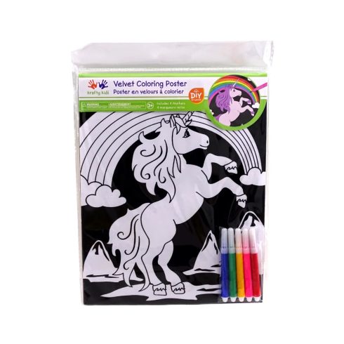 Kifestő kép játékszett 5 darab filctollal, 72556