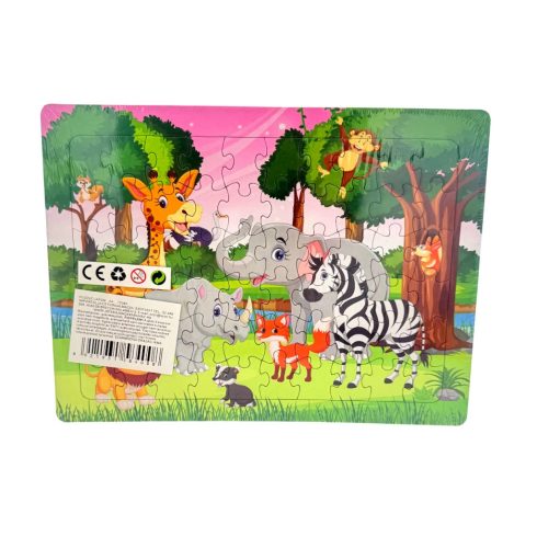 6 darabos puzzle csomag lapon, 28 x 21 cm, 72563