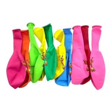10 darabos lufi csomag, 30 cm, zsiráf, 72832