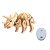 Robotime 3D interaktív fa puzzle - Triceratops dínó - 81010