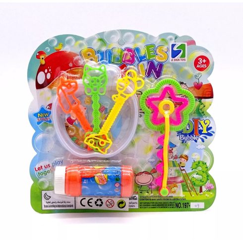 Buborékfújó szett lapon - 82255