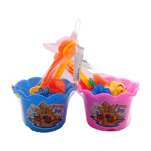 Homokozó formák játékszett vödörrel, 82276