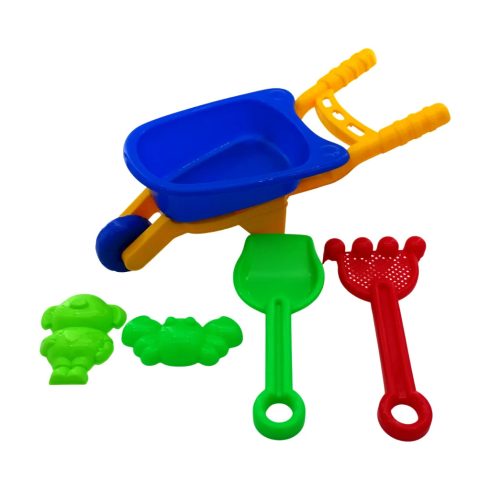 Homokozó szett talicskával hálóban, 82311