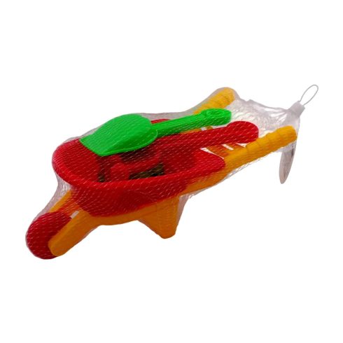 Homokozó szett talicskával hálóban, 82311