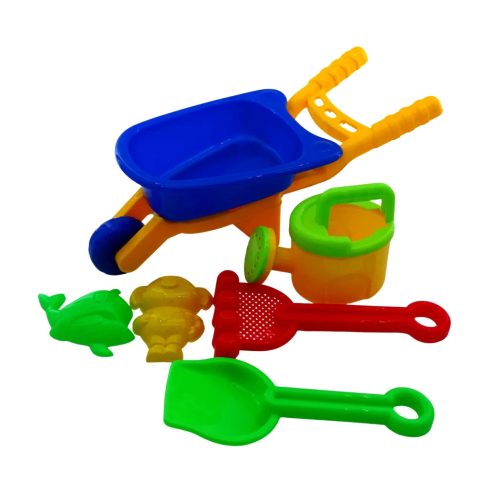 Homokozó szett talicskával hálóban, 82312