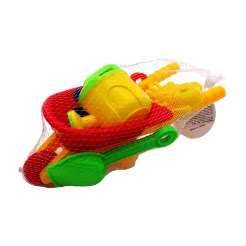 Homokozó szett talicskával hálóban, 82312