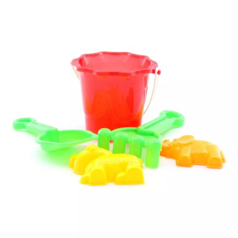 Homokozó szett vödörrel és homokozó formákkal - 82316