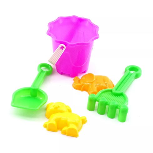 Homokozó szett vödörrel és homokozó formákkal - 82316