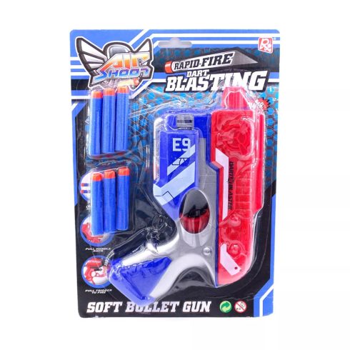 Pisztoly - szivacskilövő szett - 82341