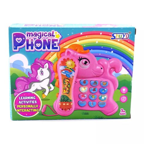 Telefon dobozban - lovacska - elemes - 82489