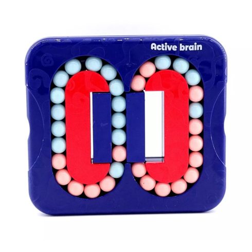 Golyós tologató logikai játék dobozban - 82559