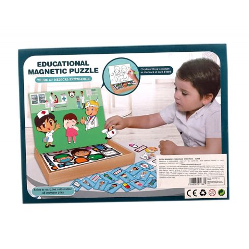 Puzzle csomag dobozban - mágneses - 82616