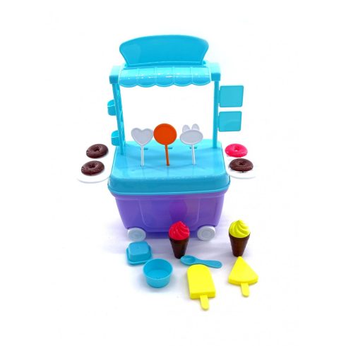 Cukorkás kocsi szett - gurulós - 82719