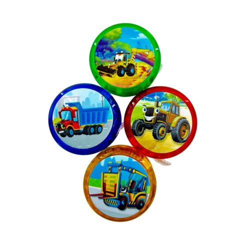 Yo-Yo játék zacskóban, elemes, járművek, 82739