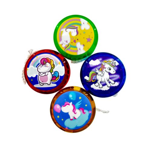 Yo-Yo játék zacskóban, elemes, unikornis, 82741