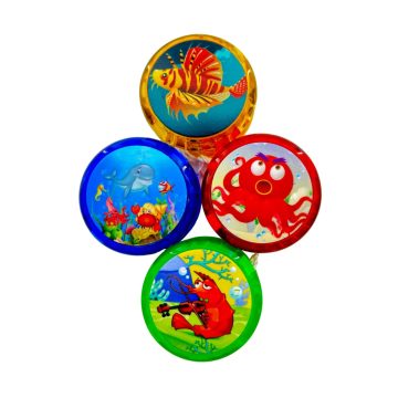 Yo-Yo játék zacskóban, elemes, tengeri állatok, 82742