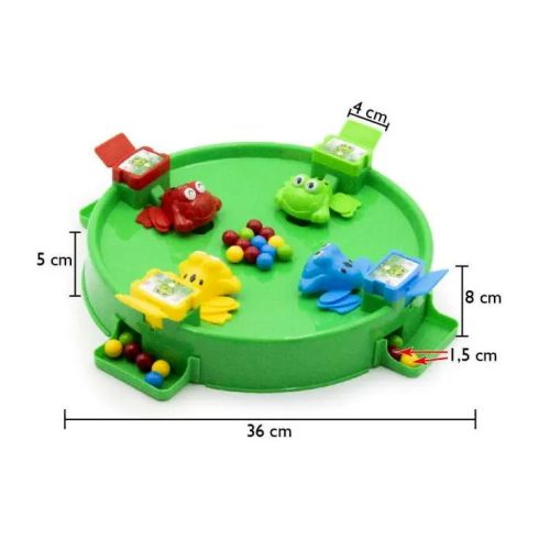 Éhes békák társasjáték dobozban, 82780