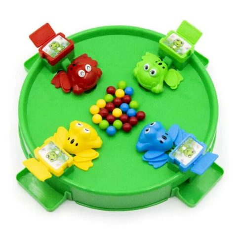 Éhes békák társasjáték dobozban, 82780