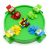 Éhes békák társasjáték dobozban, 82780