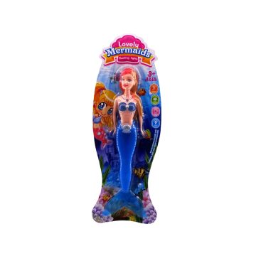 Sellő baba lapon, elemes, 82863