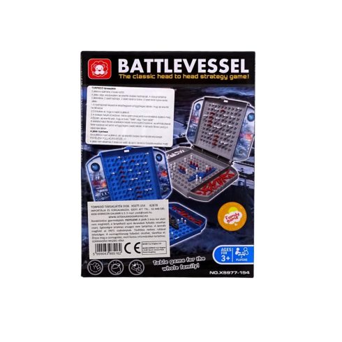 Torpedó társasjáték szett dobozban, 82878