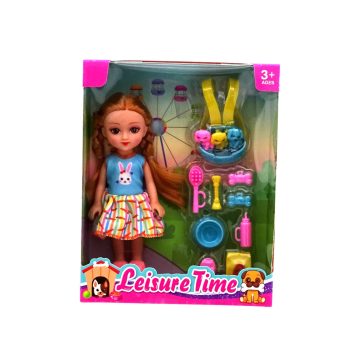 Baba játékszett kutyusokkal dobozban, 82921