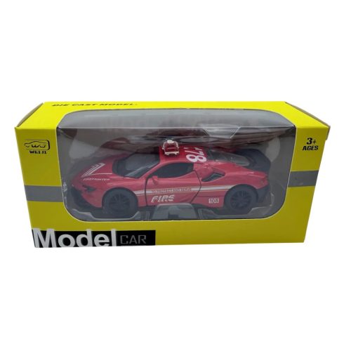 Fémautó dobozban, elemes, 82938