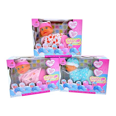 Mászó baba dobozban, elemes, 82963