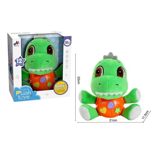 Dínó bébijáték dobozban, elemes, 82971