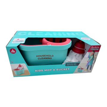Felmosó takarító játékszett dobozban, 82983