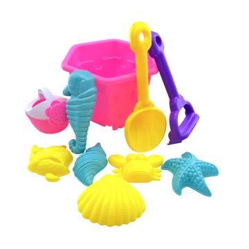 Homokozó formák + vödör játékszett hálóban, 82992