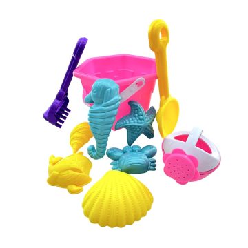 Homokozó formák + vödör játékszett hálóban, 82993