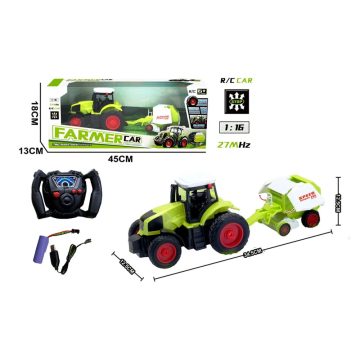 RC traktor dobozban - utánfutós - 90092