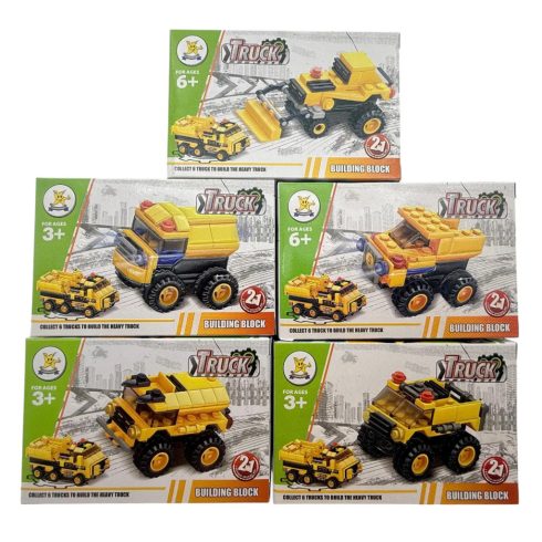 Építőjáték dobozban - munkagépek - 90151