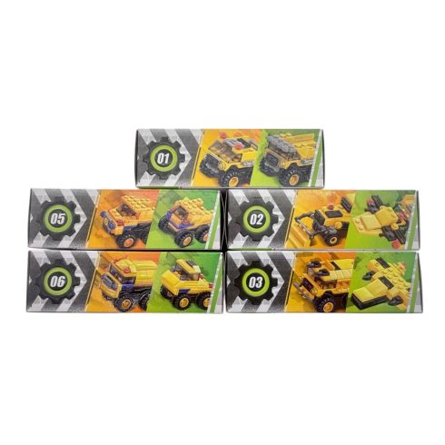 Építőjáték dobozban - munkagépek - 90151