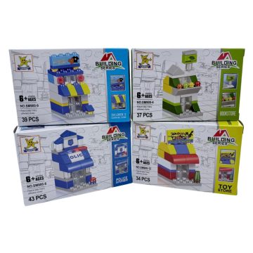 Építőjáték dobozban - épületek - 90166