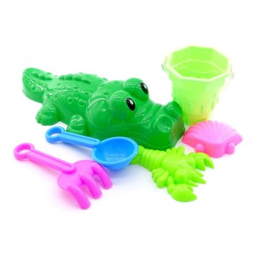 Homokozó szett + vödör hálóban - 90289