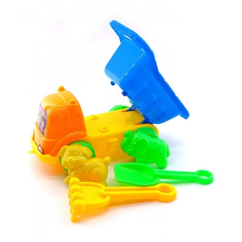 Homokozó szett + dömper hálóban - 90291