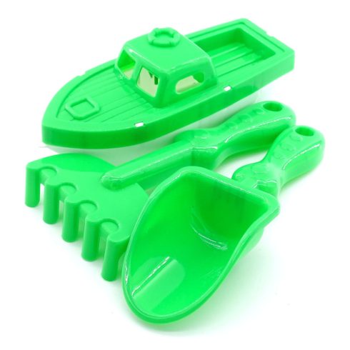 Homokozó szett + hajó hálóban - 90293