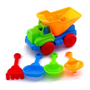 Homokozó szett + dömper hálóban - 90295