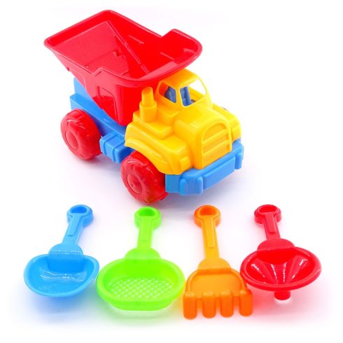 Homokozó szett + dömper hálóban - 90295