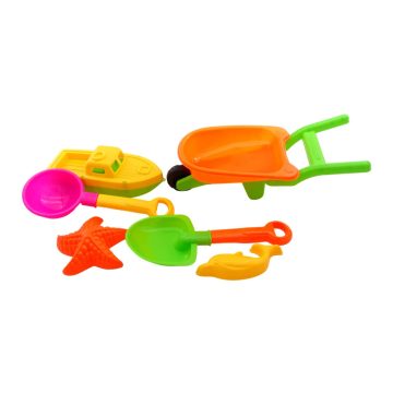 Homokozó szett + talicska hálóban - 90297